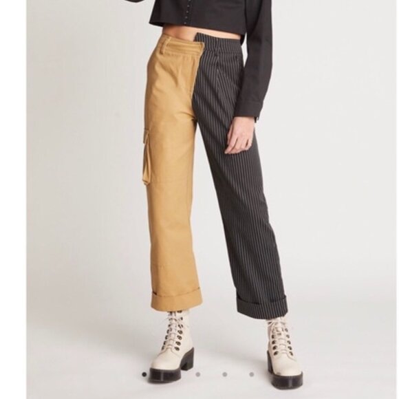 Choosy Day and Night Two Tone Color Block Pants Size 2 - Picture 1 of 16
